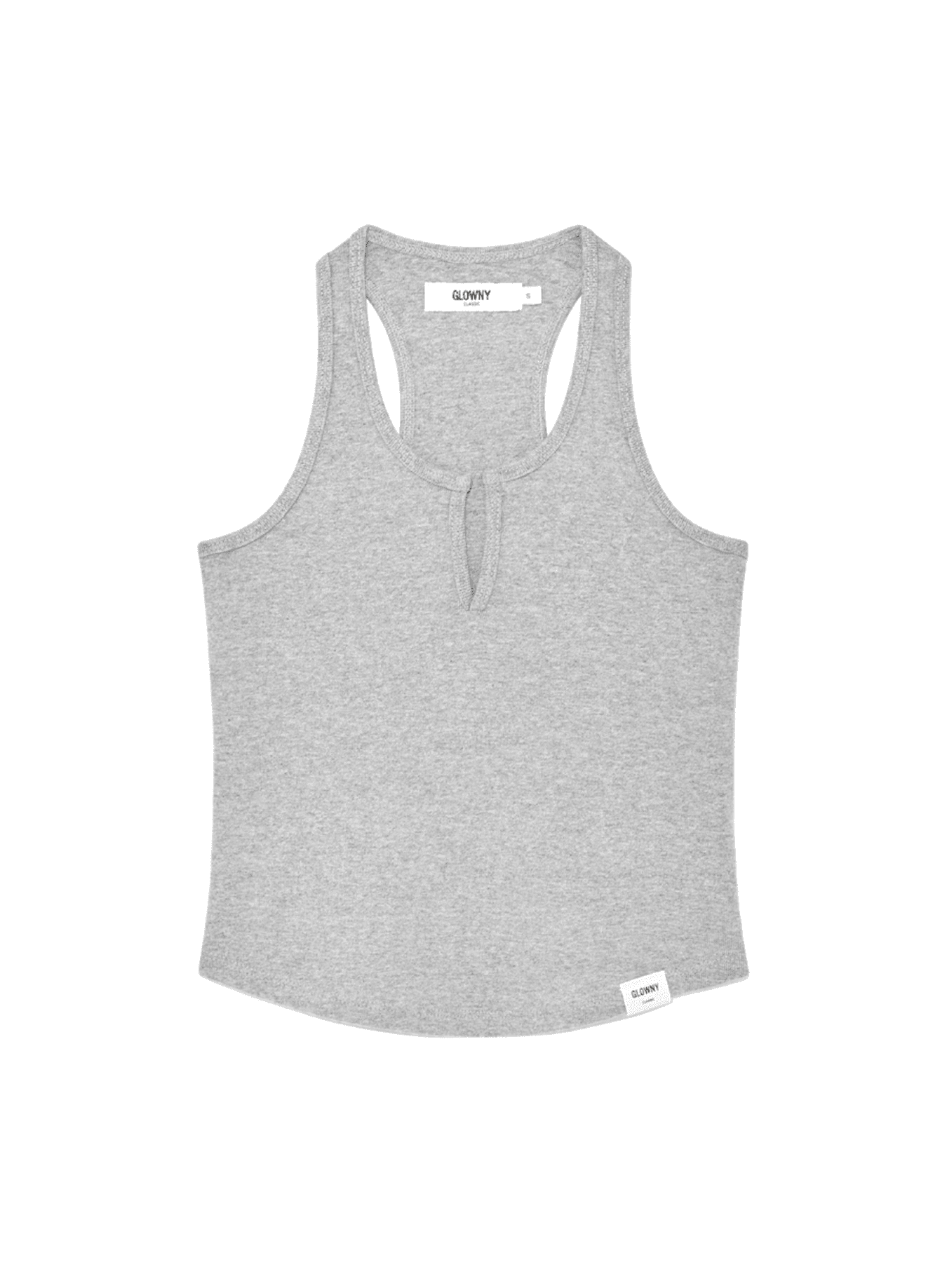 G RACERBACK TANK (MELANGE GRAY)