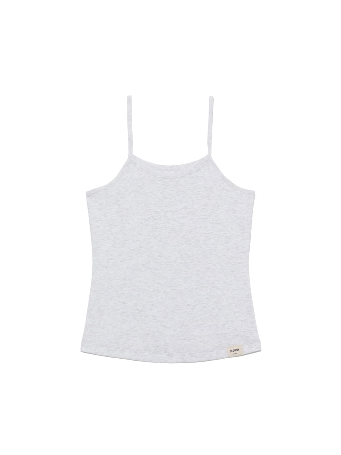 G FINE RIB CAMISOLE (MELANGE GRAY)