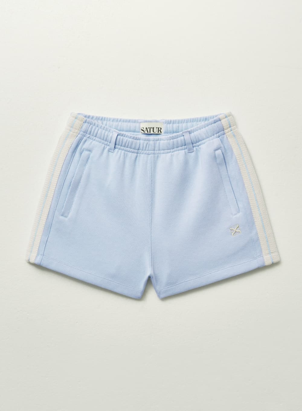 (W) Lawton All Day Track Shorts - Sky Blue