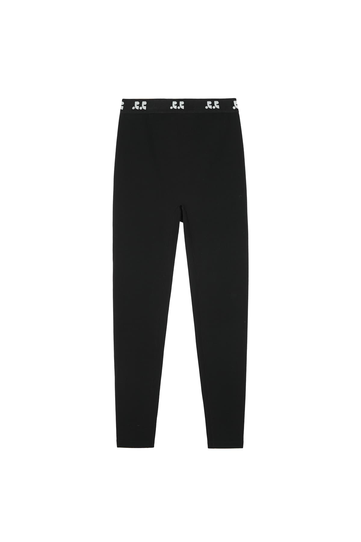 LOGO BAND LEGGINGS - BLACK