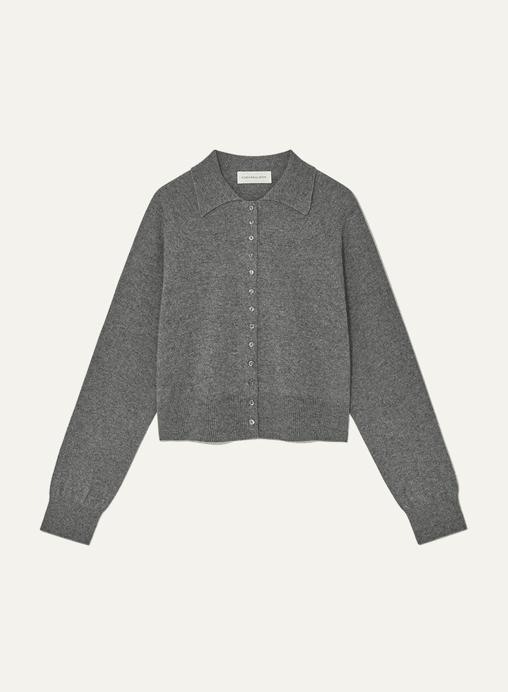 Cashmere Cardigan Melange-Gray