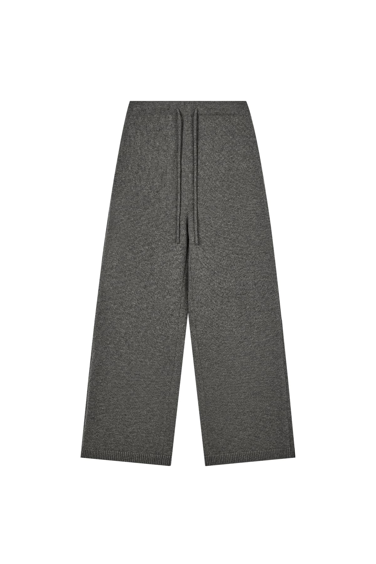 KNIT POCKET PANTS - GREY