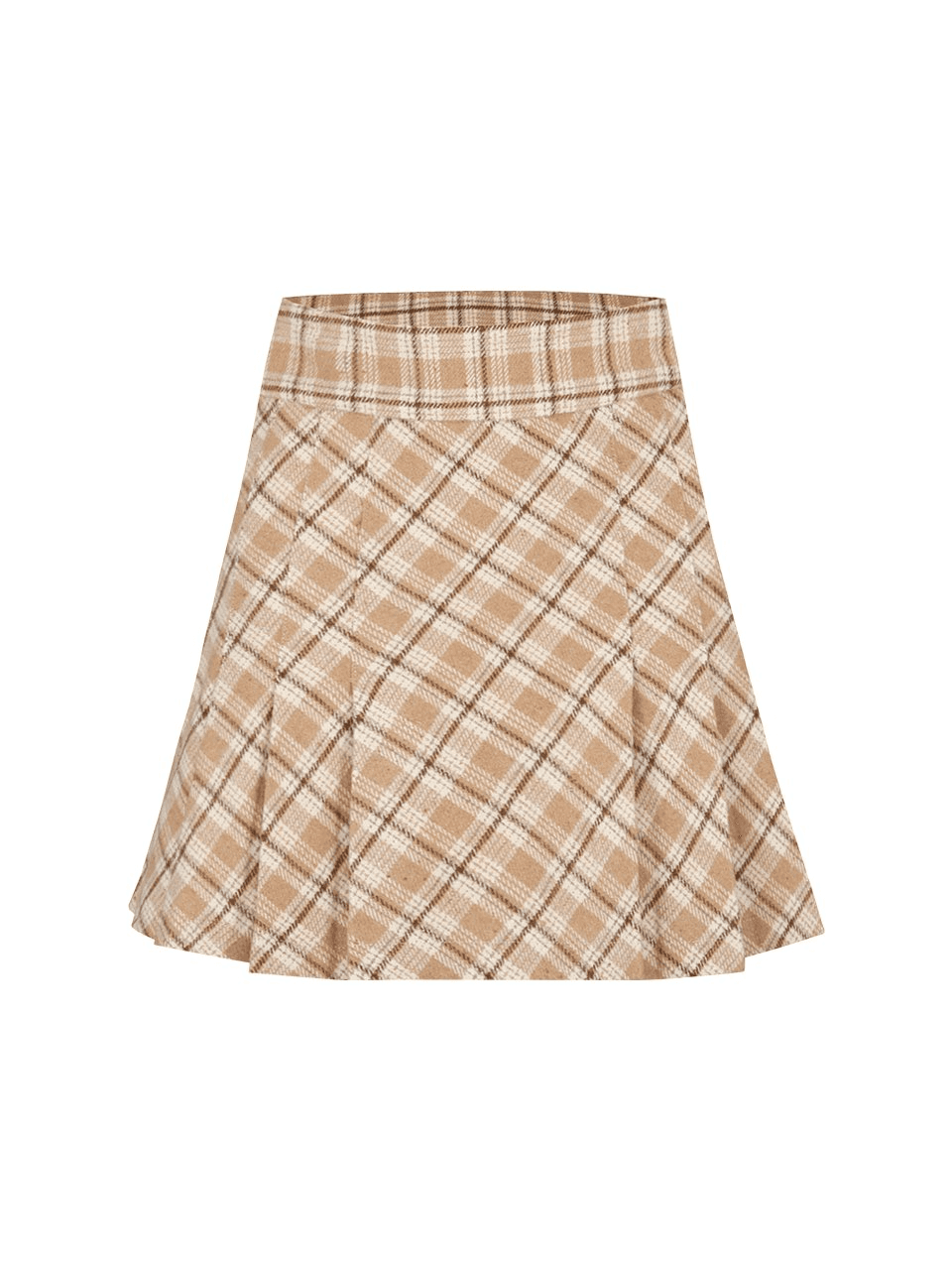 biscuit pleats skirt