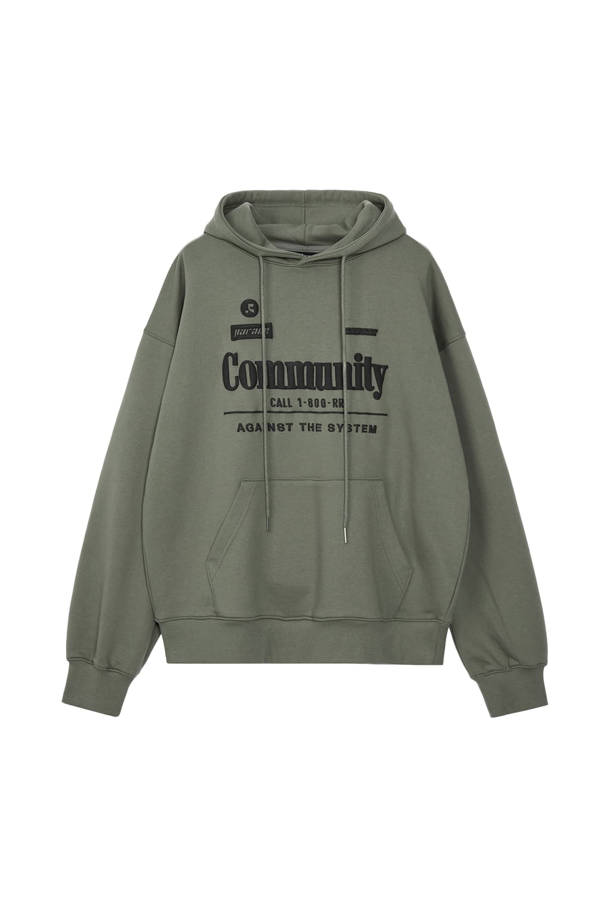 RR COMMUNITY OVERSIZED HOODIE - KHAKI