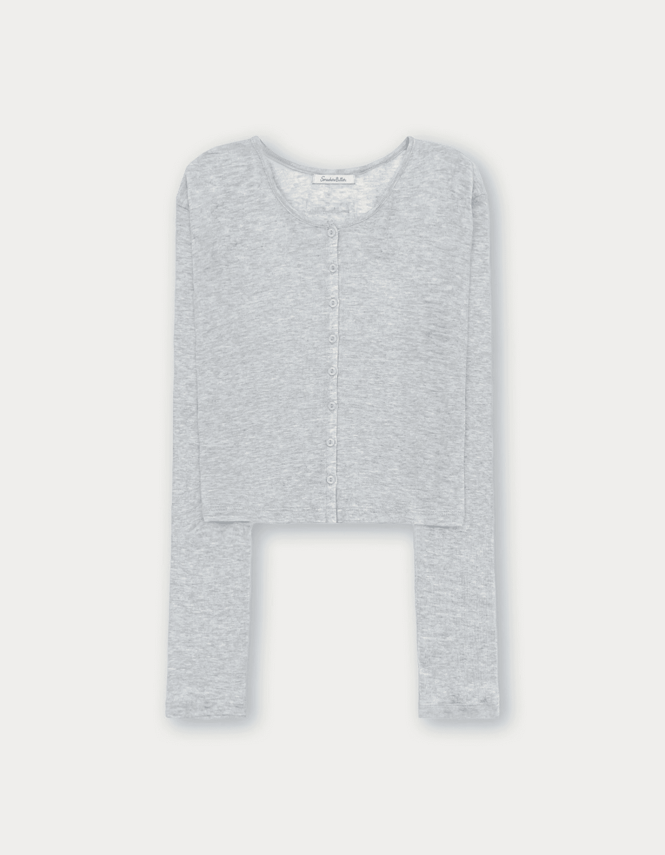 Lovey Button Cardigan - Grey