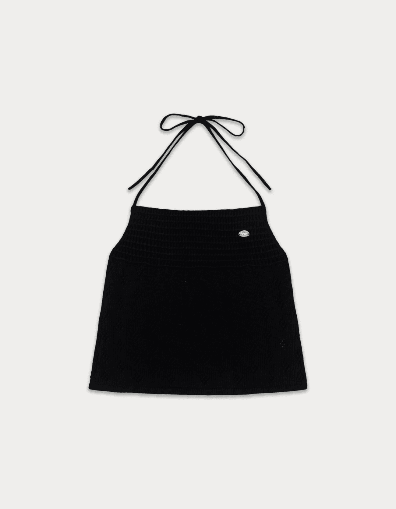 2nd / Skashi Halter Neck Knit Sleeveless - Black