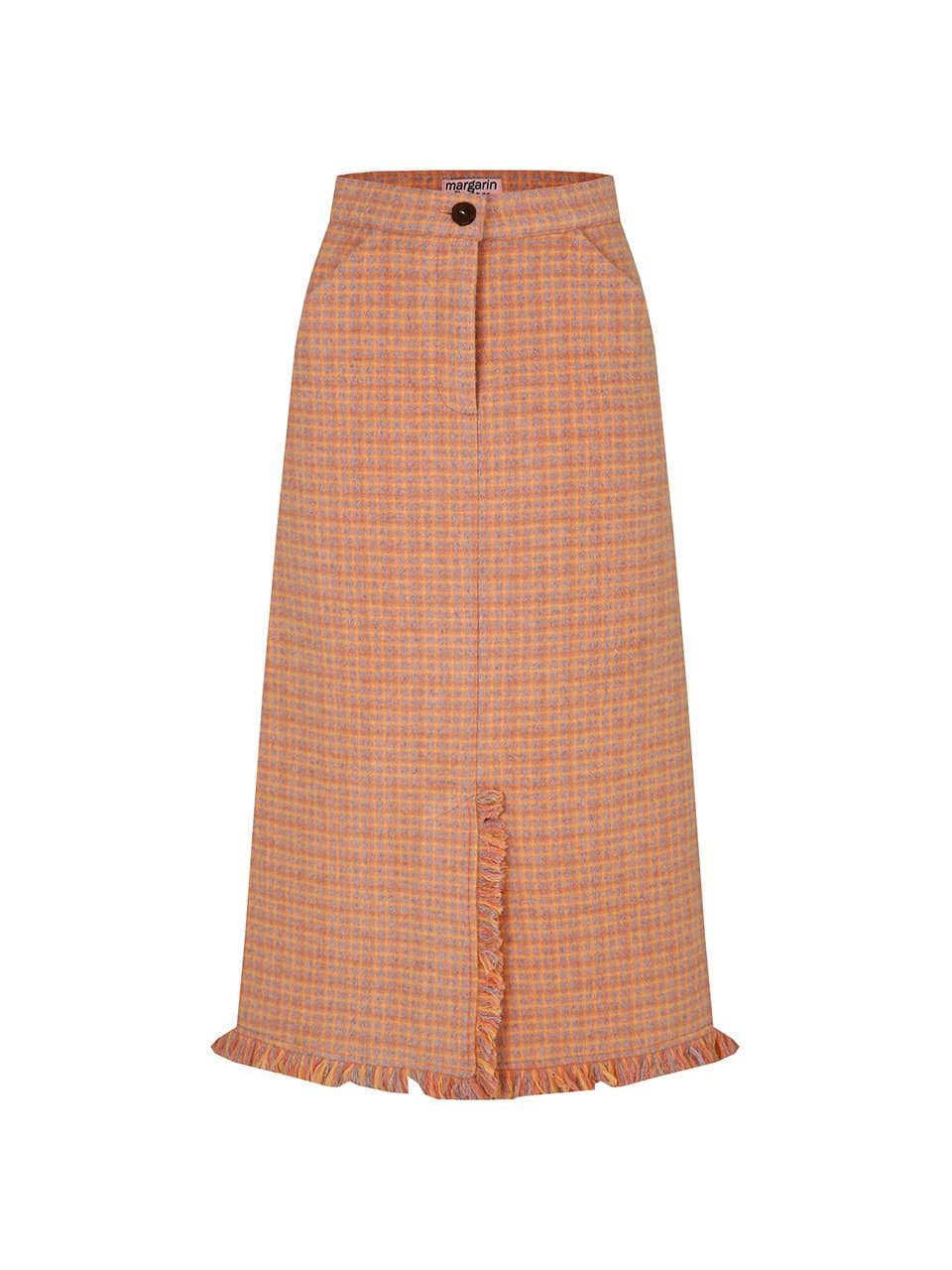 wool fringe skirt
