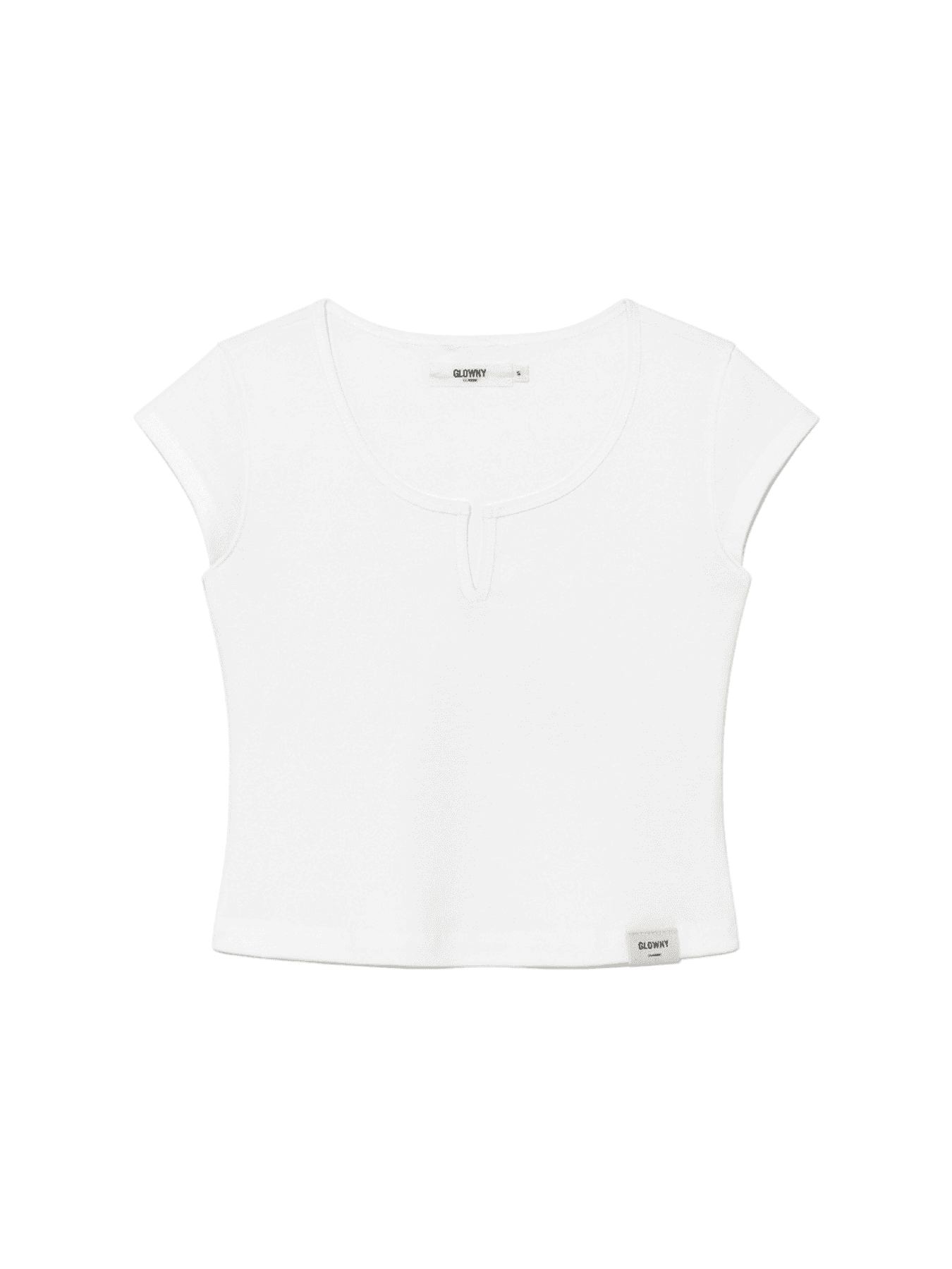 G SLIT TEE (WHITE)