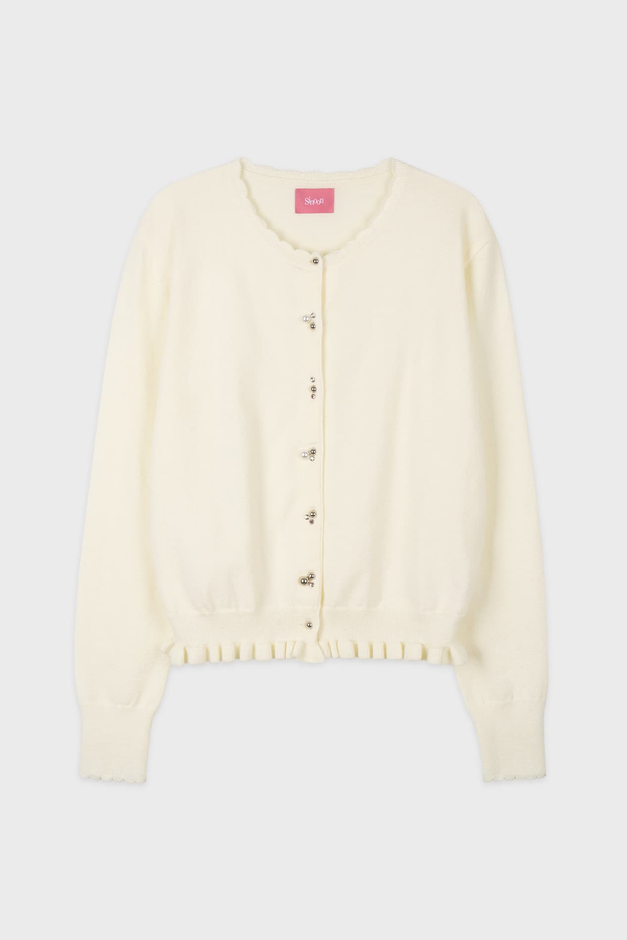Silver Pebble Cardigan (Ivory)