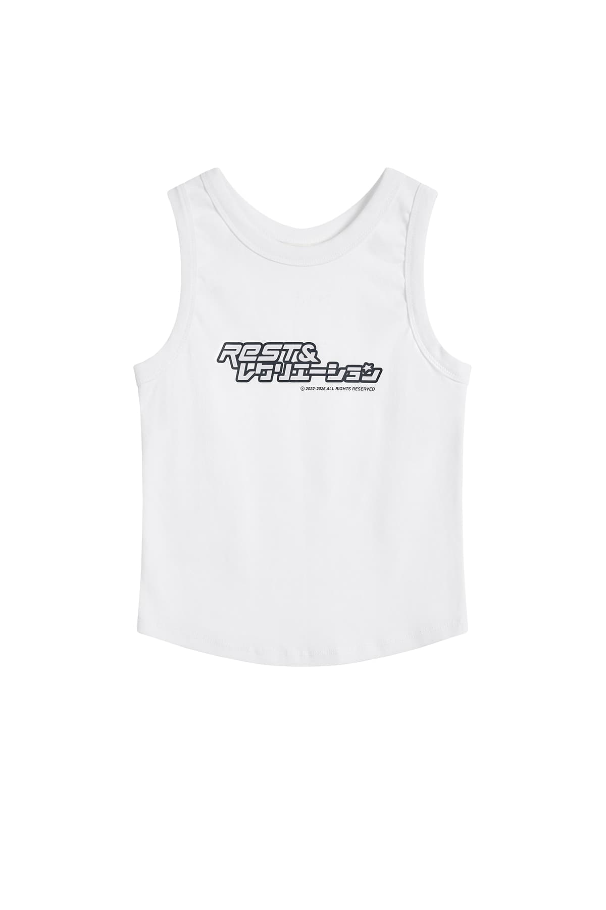 ANIME LOGO SLEEVELESS - WHITE