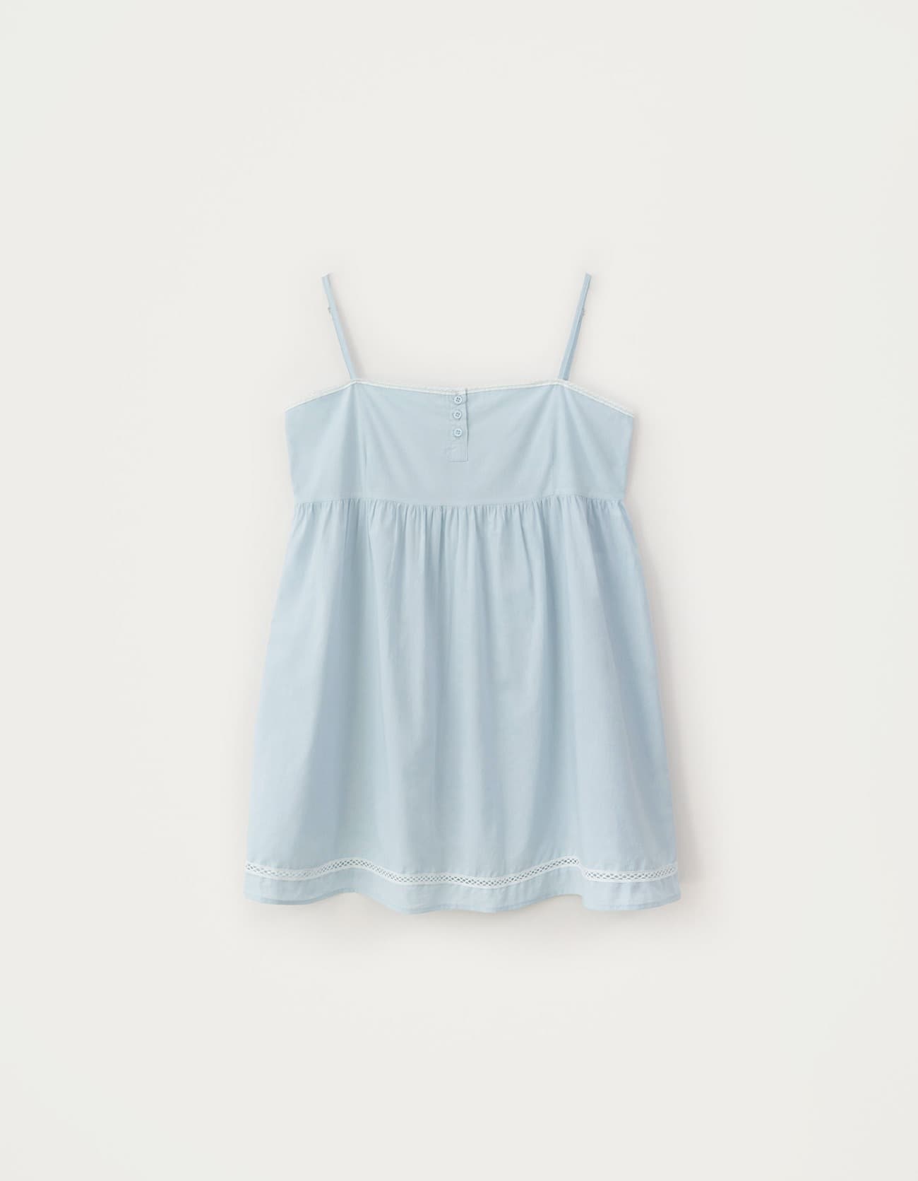 Momo Mini Dress - Light Blue