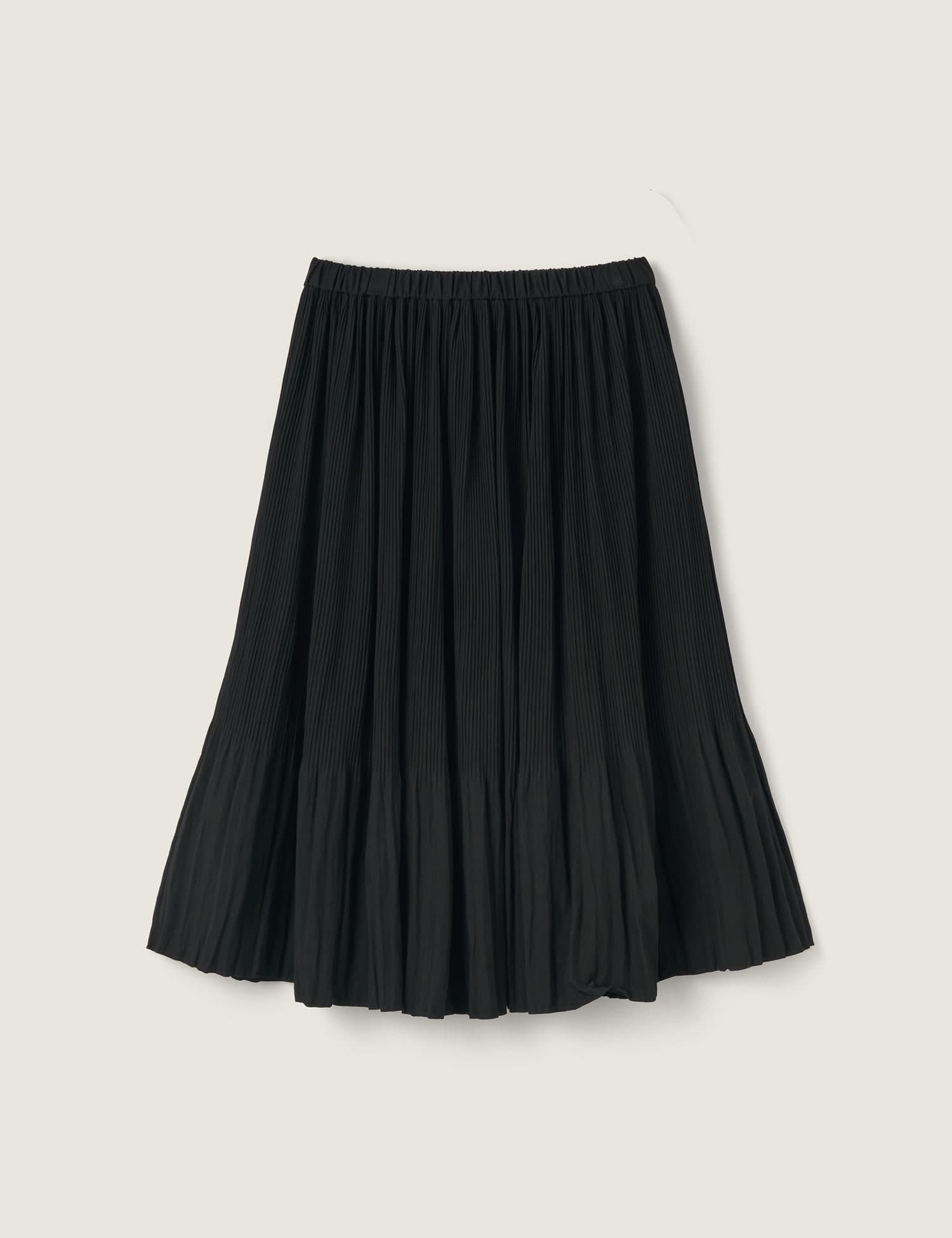 City Pleated Skirt (Black)