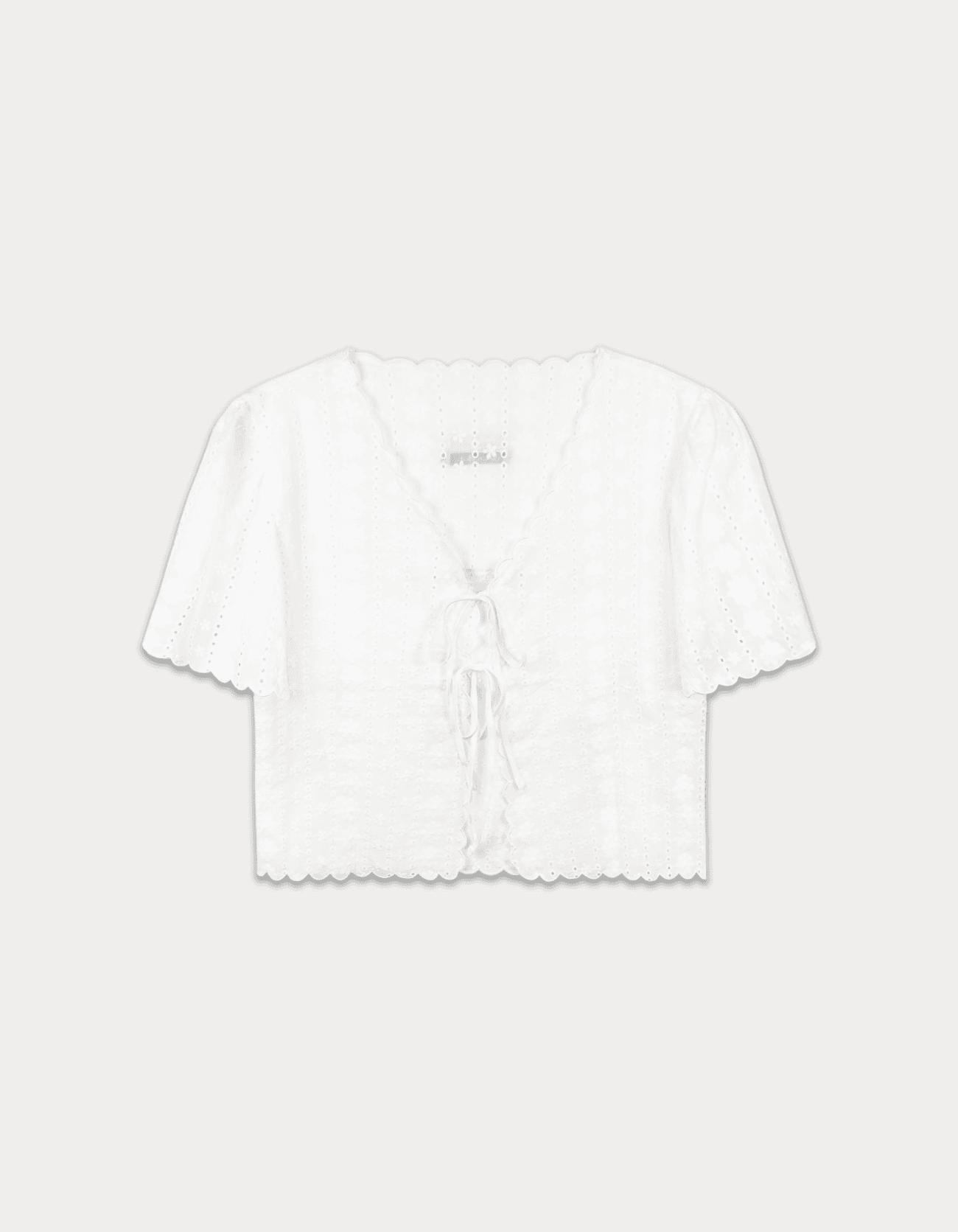 Dandelion ribbon blouse - ivory
