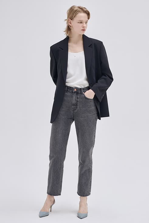 23SN crop denim [GY]