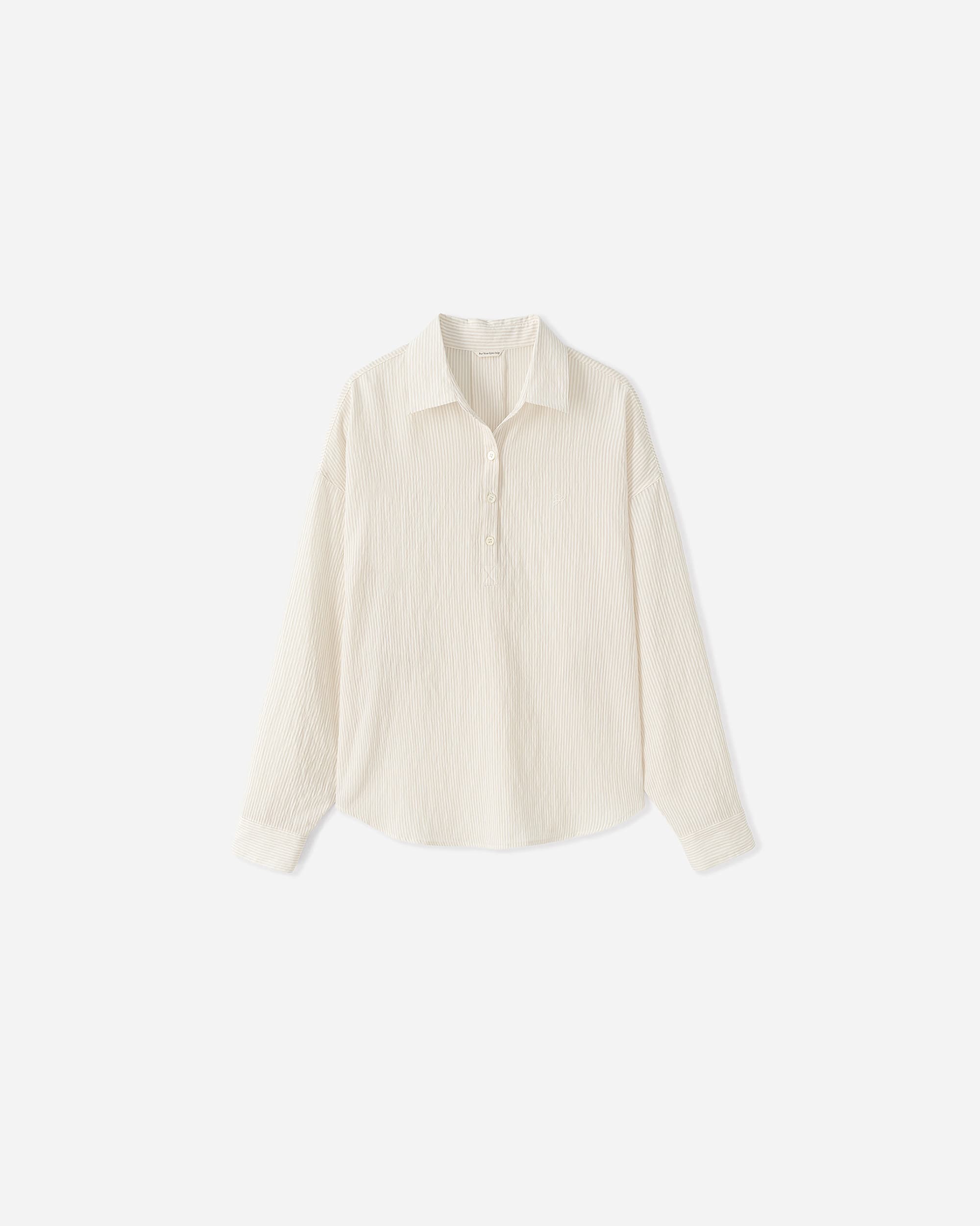 Burnet Stripe Sheer Shirt