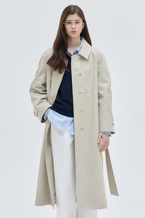 25SN vintage mac trench coat [P/BE]