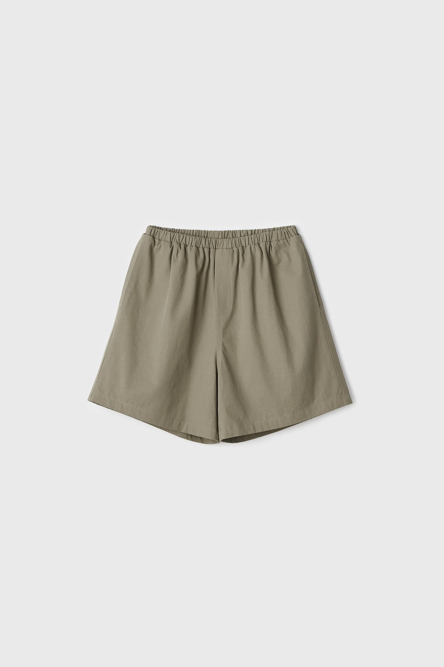 Cotton Banding Shorts (Khaki)