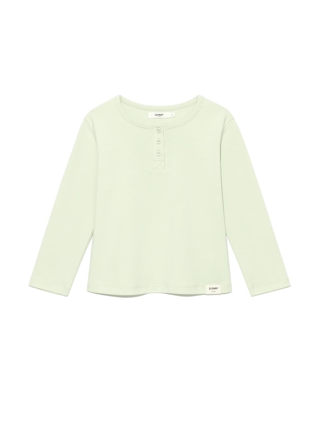 3/4 BUTTON FLY TEE (PISTACHIO)