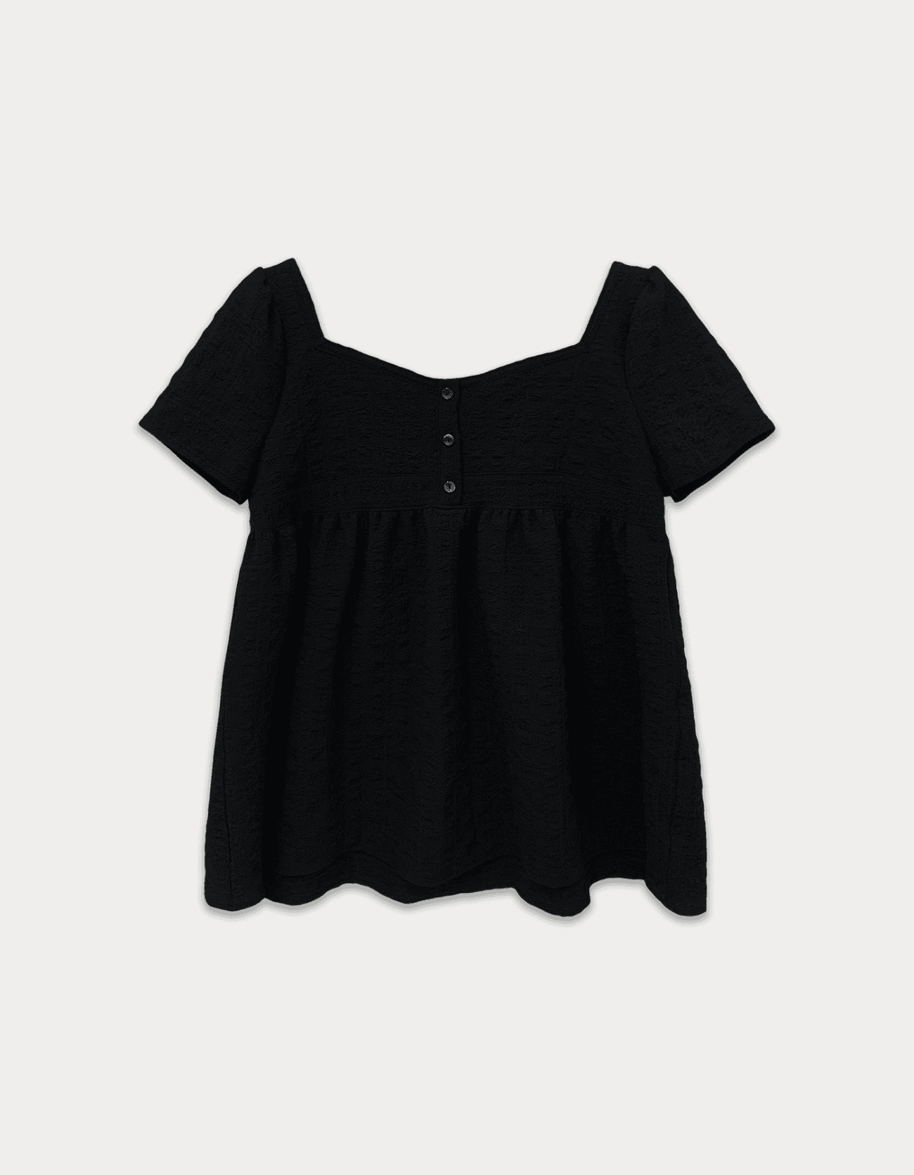 4th / Sorbet lace blouse - black