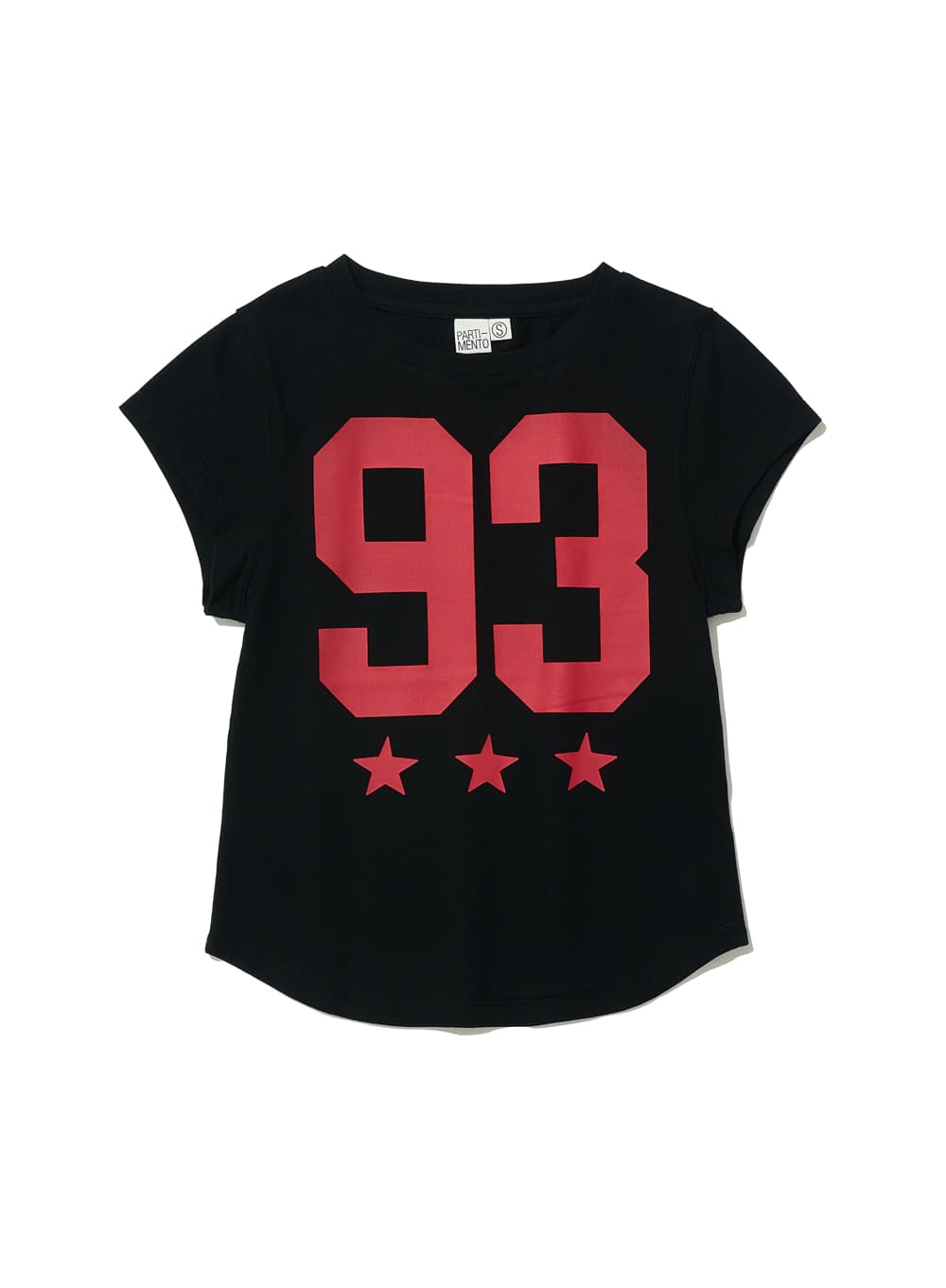 93 CIAO PRINTED SHORT SLEEVE TEE_BLACK