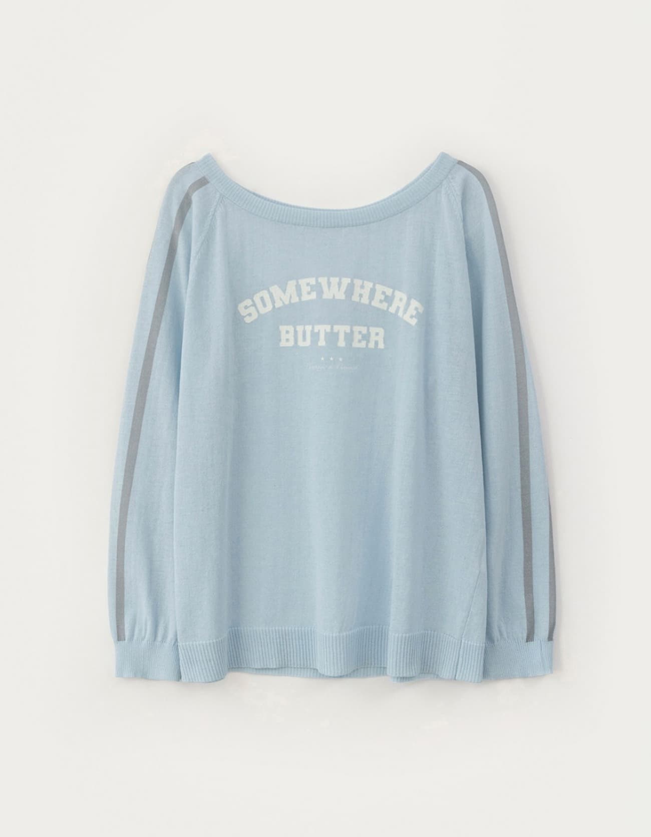 6.19 출고 Loco Long Sleeve Knit - Light Blue