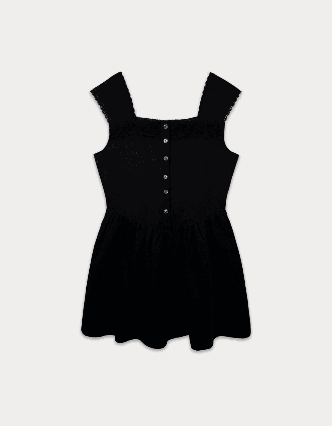 5th / May lace mini dress - black