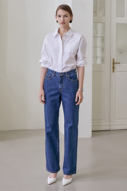 23SN straight fit denim [BL]