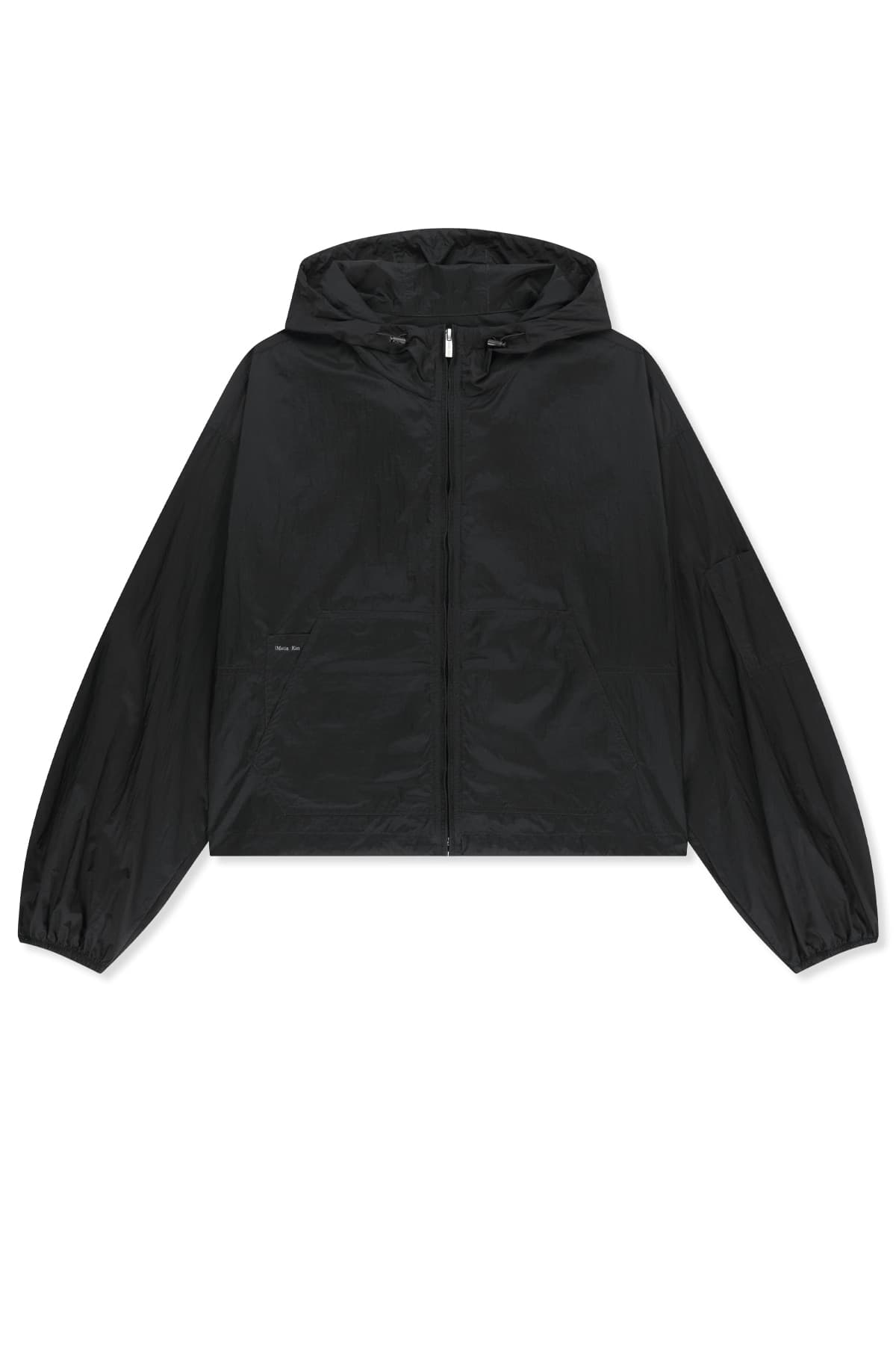 BACK LOGO HOODY WINDBREAKER FOR WOMEN IN DARK BROWN
