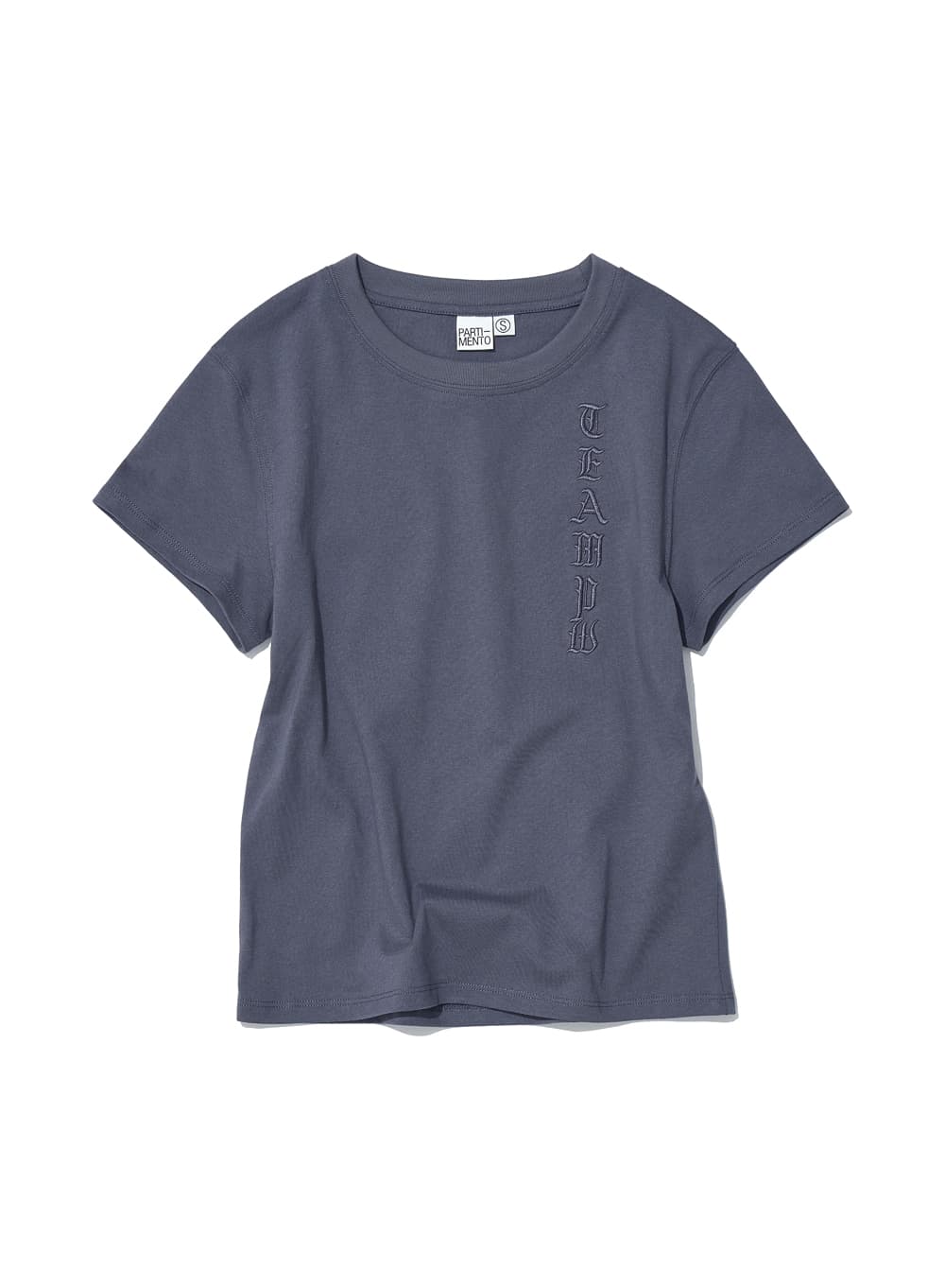 TEAM 76 PATCH SHORT SLEEVE TEE_CEMENT BLUE