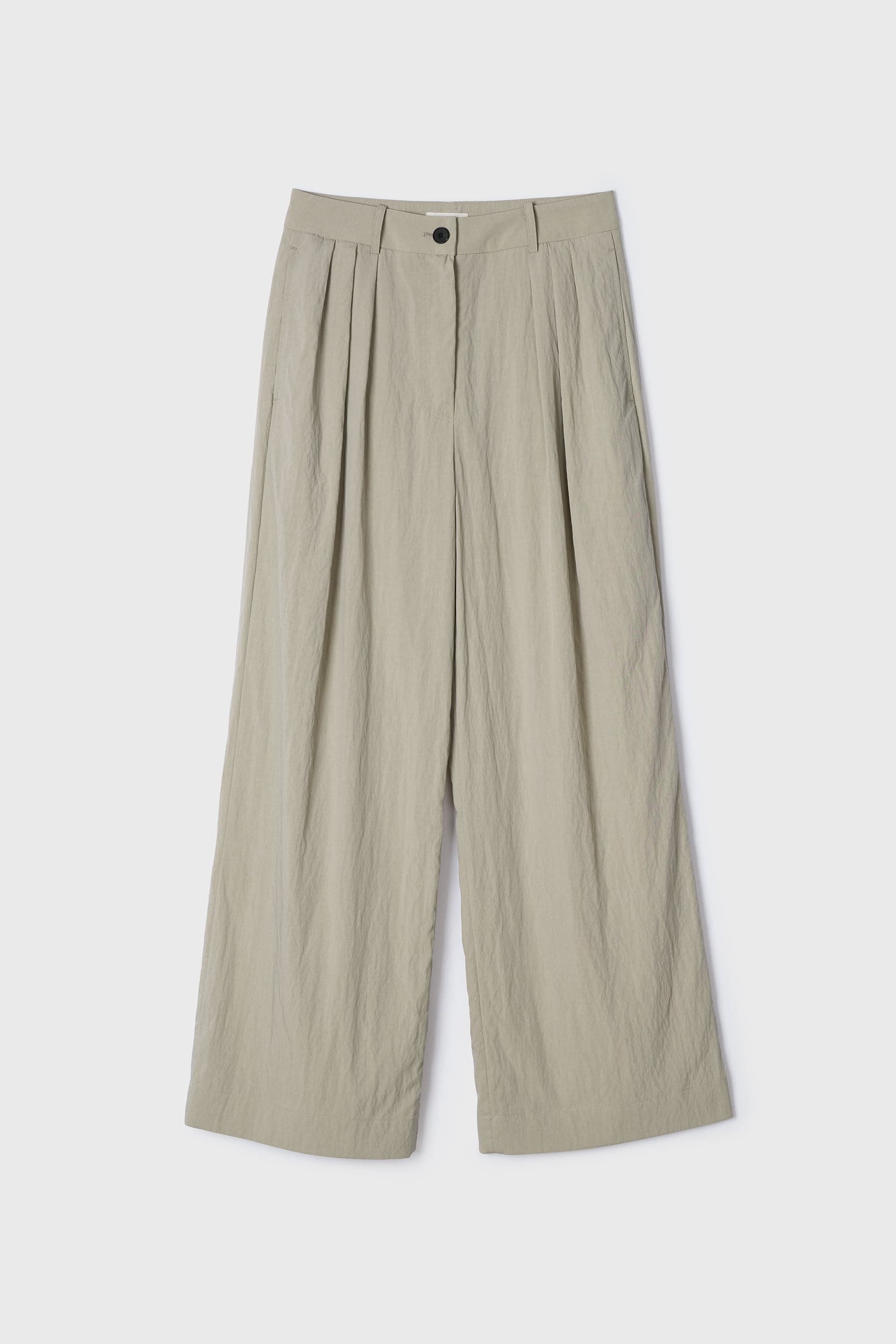 Crisp Pintuck Slacks (Beige)