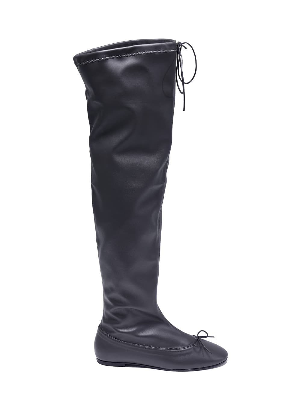BALLET SLOUCHY LONG BOOTS_CHARCOAL