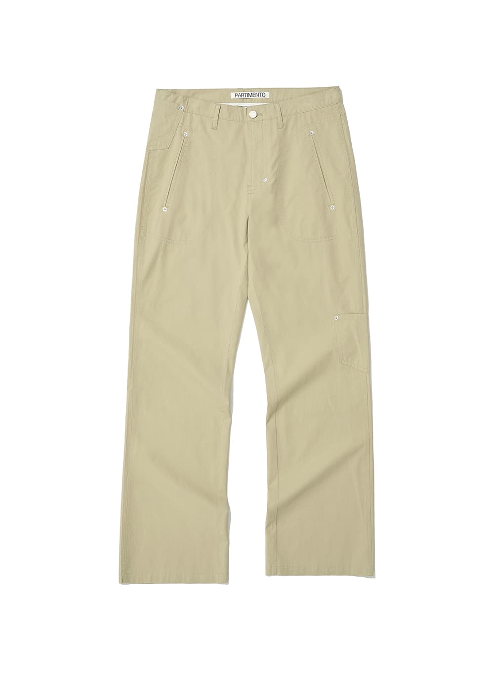 LOWRISE POCKET POINTED PANTS_BEIGE