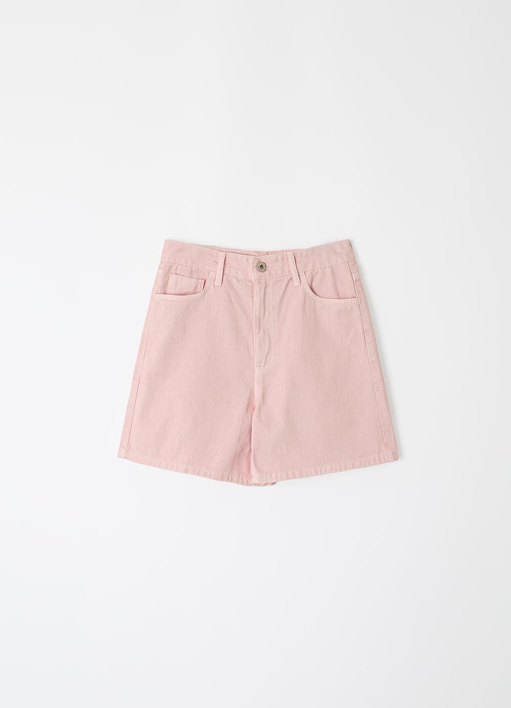 Classic Staple Denim Shorts - Sherbet Pink