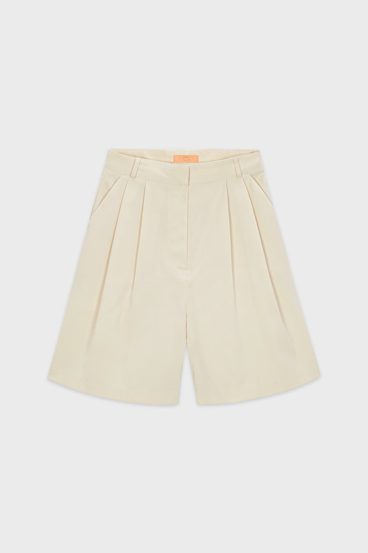 Round Half Pants (Ivory)