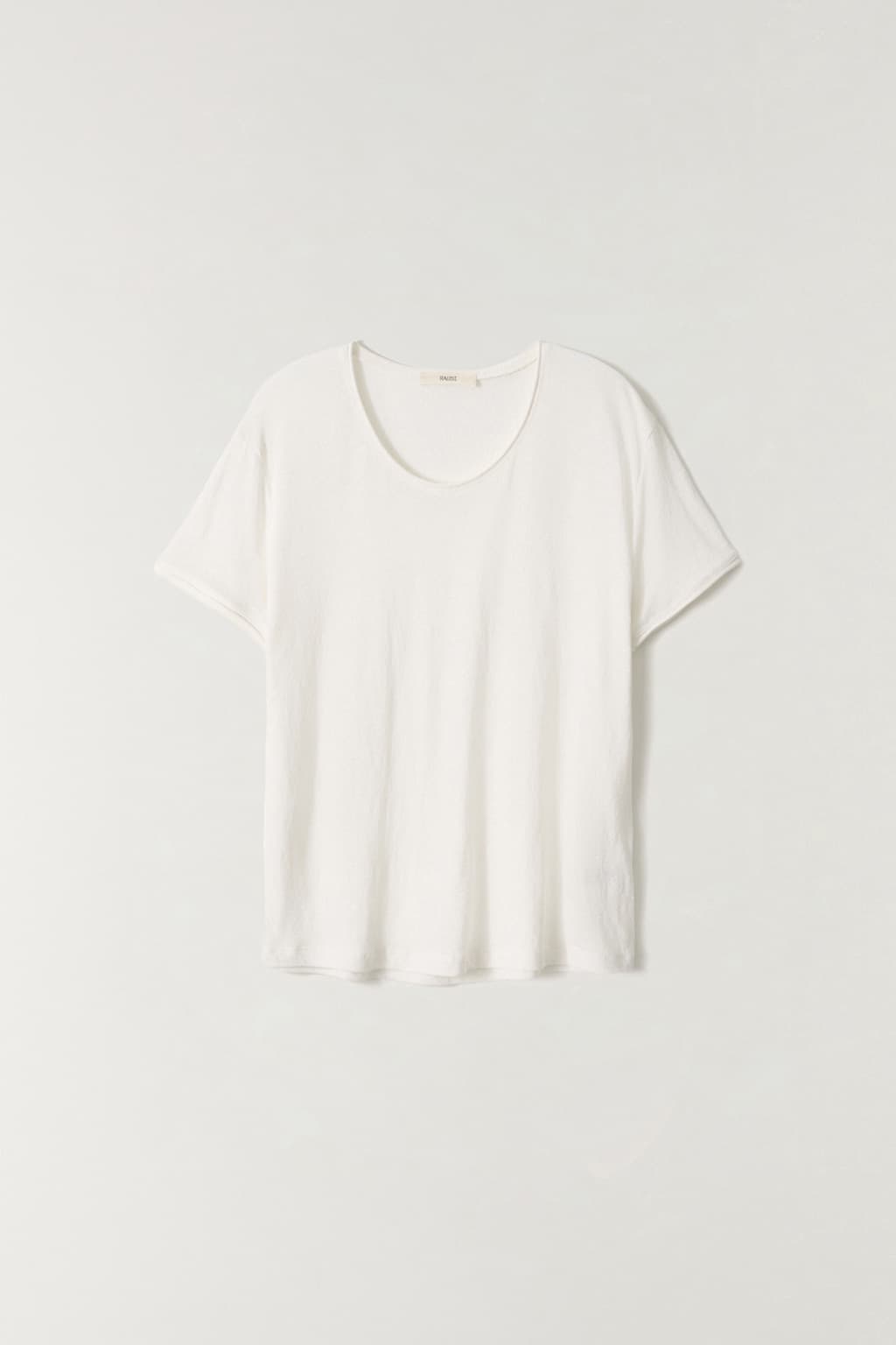 테이프 디테일 반팔티 IVORY
