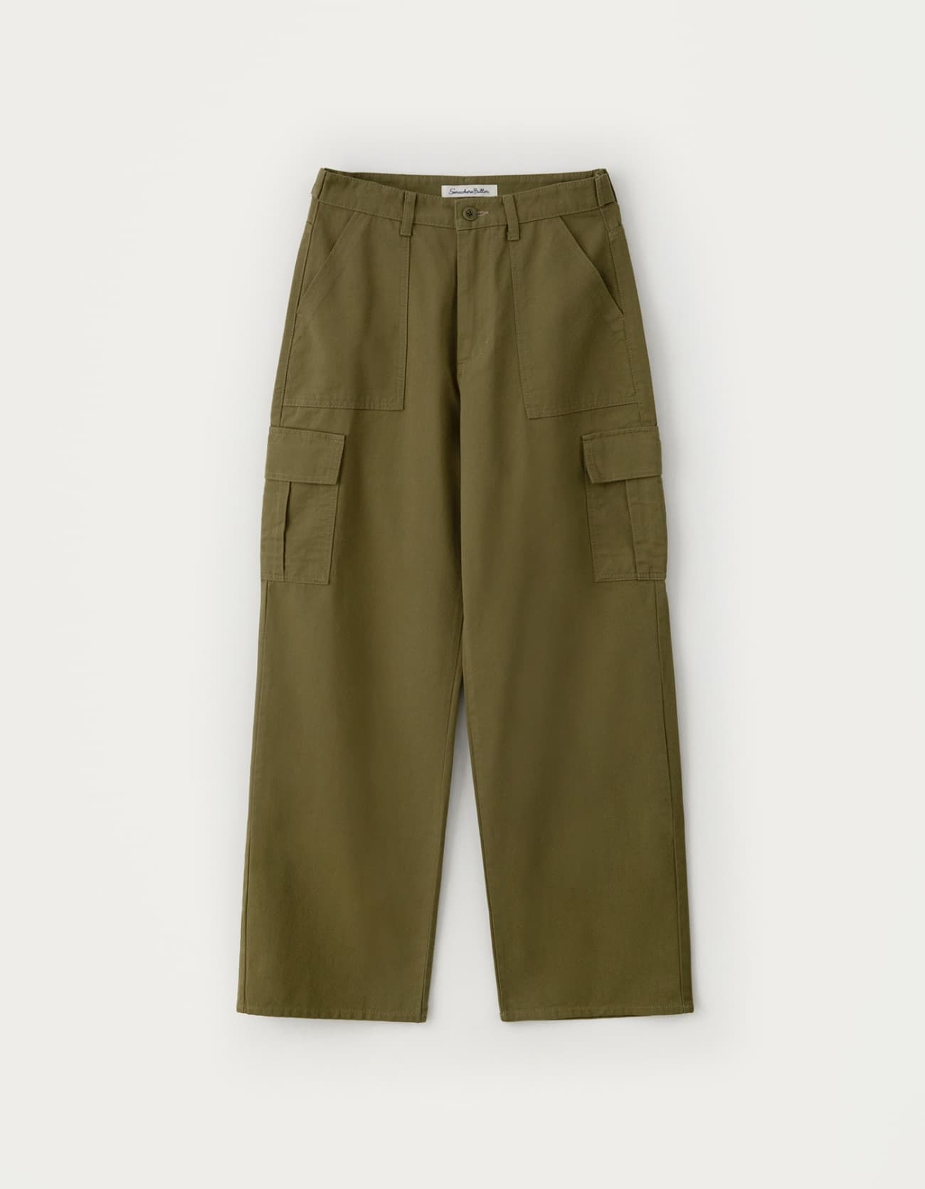 Jeep Wide Cargo Pants - Khaki