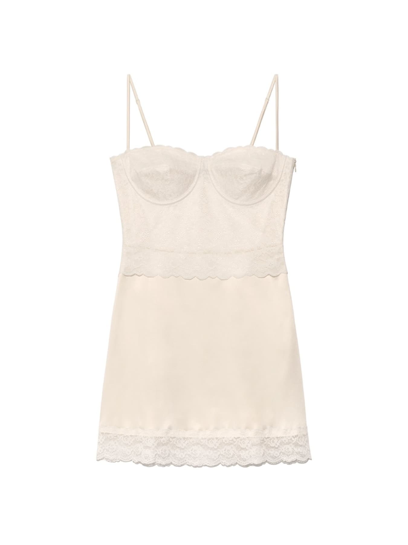 ANGEL DREAM SLIP DRESS (CREAM)