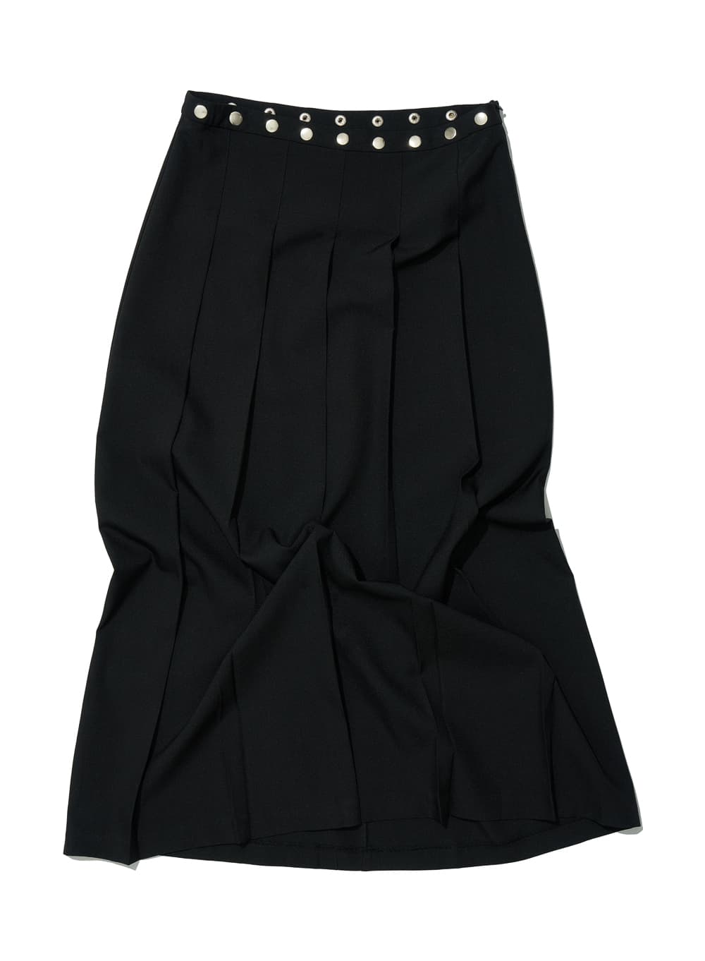 (SET) 3WAY TRANSFORM PLEATED SKIRT_BLACK