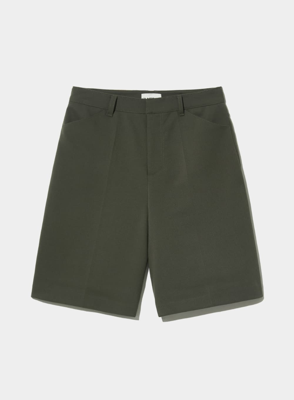 (W) Keller Carpenter Bermuda Slacks - Dark Khaki